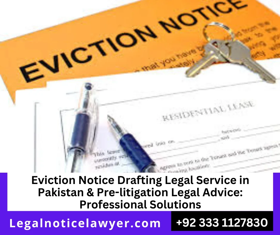 pre litigation eviction legal advice pakistan