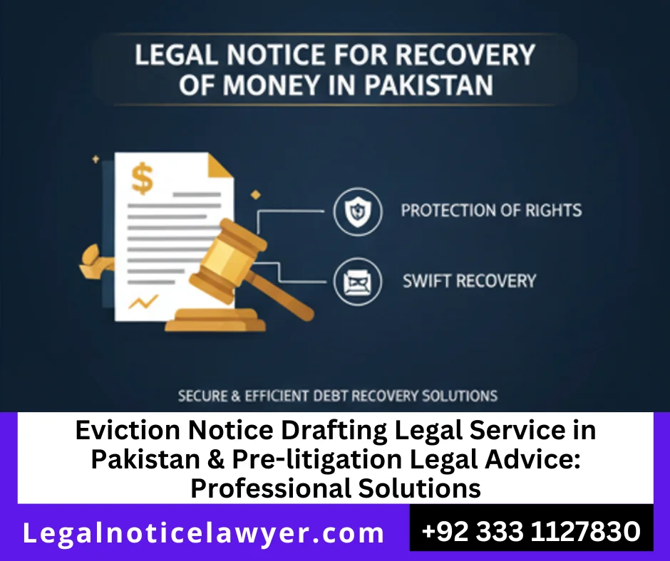 types of eviction notices residential commercial industrial pakistan