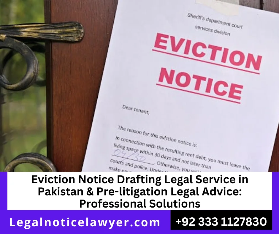 legal eviction notice for tenant in pakistan