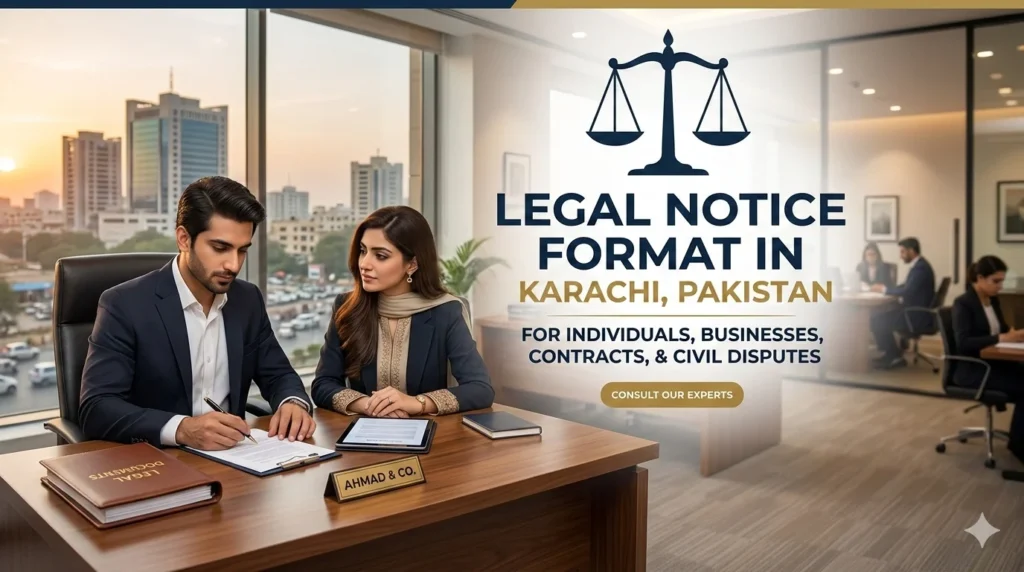 Family Legal Notice Draft Pakistan