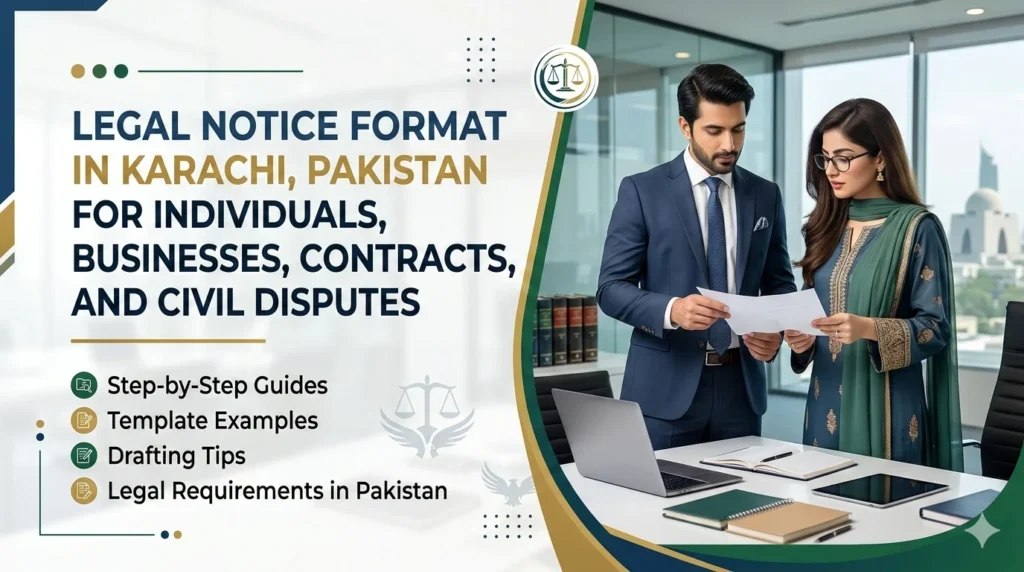Legal Notice for Contractual Dispute Pakistan